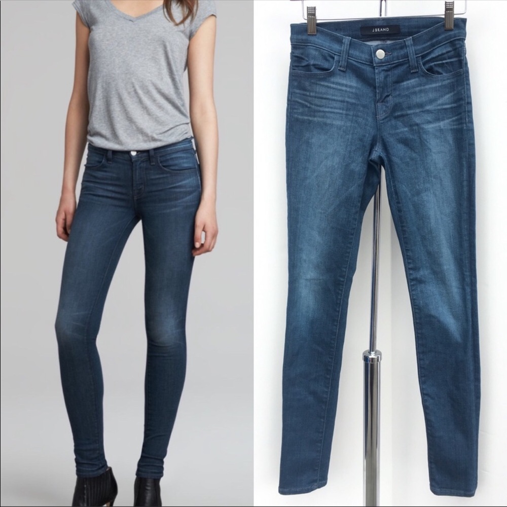 J brand cigarette leg super skinny 28 delirium